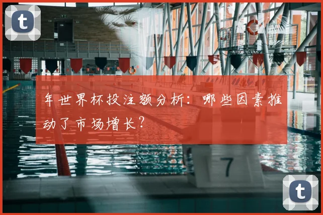 年世界杯投注额分析：哪些因素推动了市场增长？